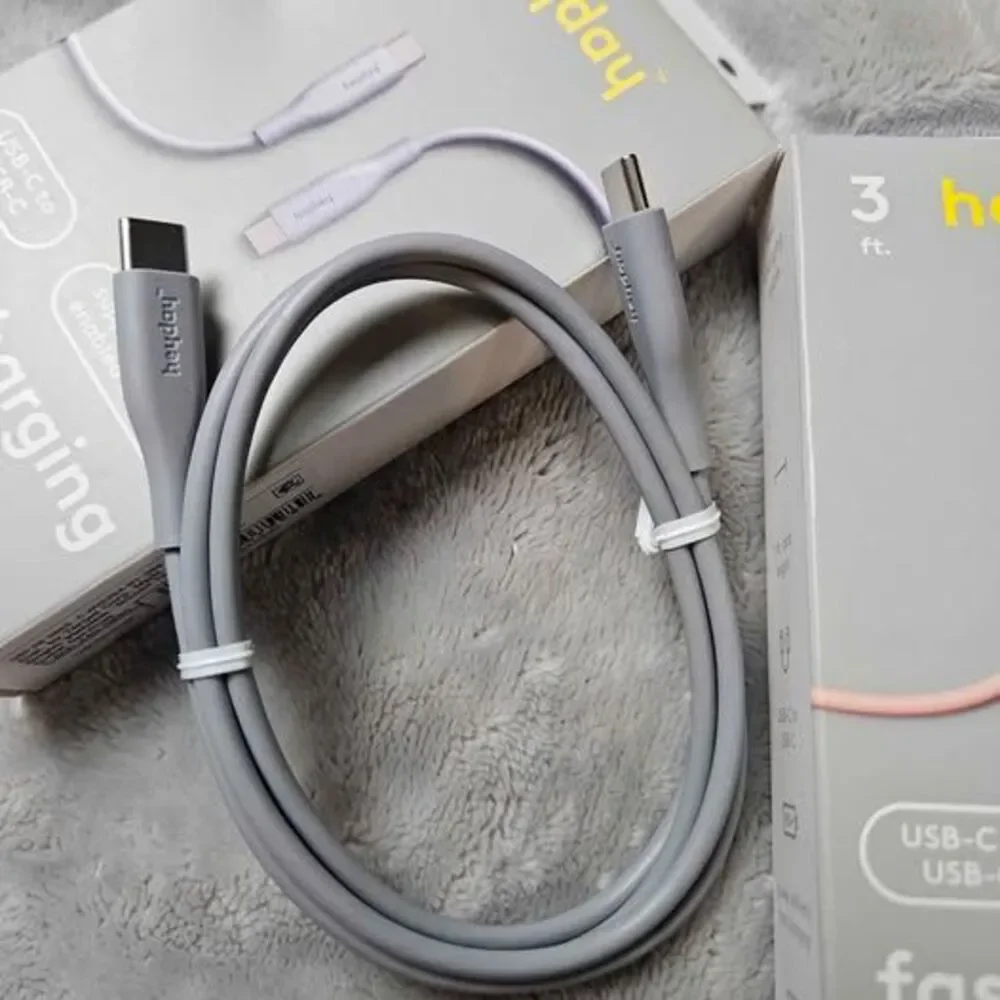 Heyday USB-C to USB-C Fast Charging Cable 3ft Power Delivery